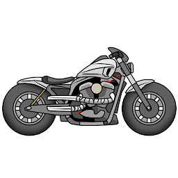 Draw Motorcycles: Cruiser ikonoaren irudia
