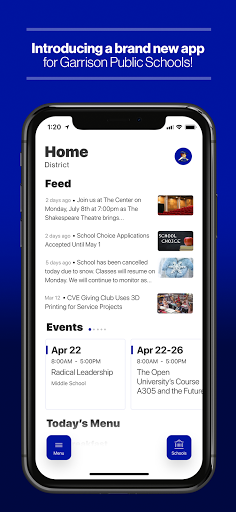 Android application Garrison Public Schools screenshort