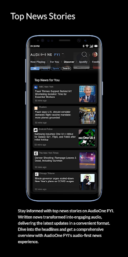 AudioOne FYI Screen 3