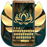 Gold Keyboard For Mate 10 icon