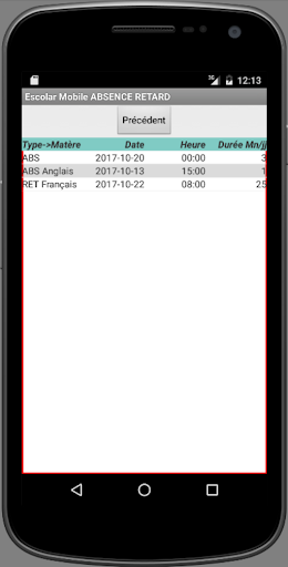 Escolar Tuteur Screen 2