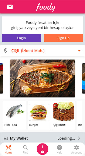 Foody Delivery Screen 2