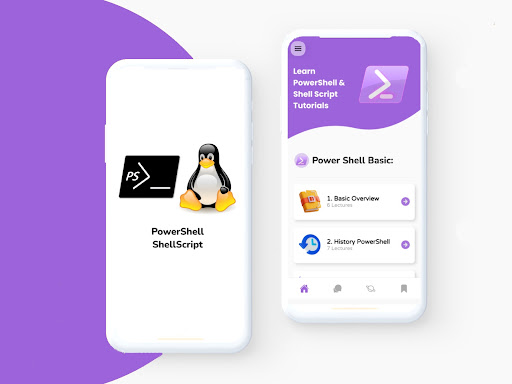 Android application PowerShell- Shell Script Pro screenshort