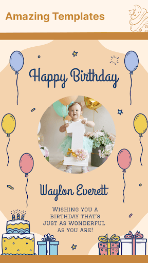 Birthday Greeting Card Maker Screen 3