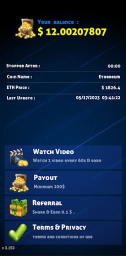Watch VideoDaily Earn Ethereum Screen 2