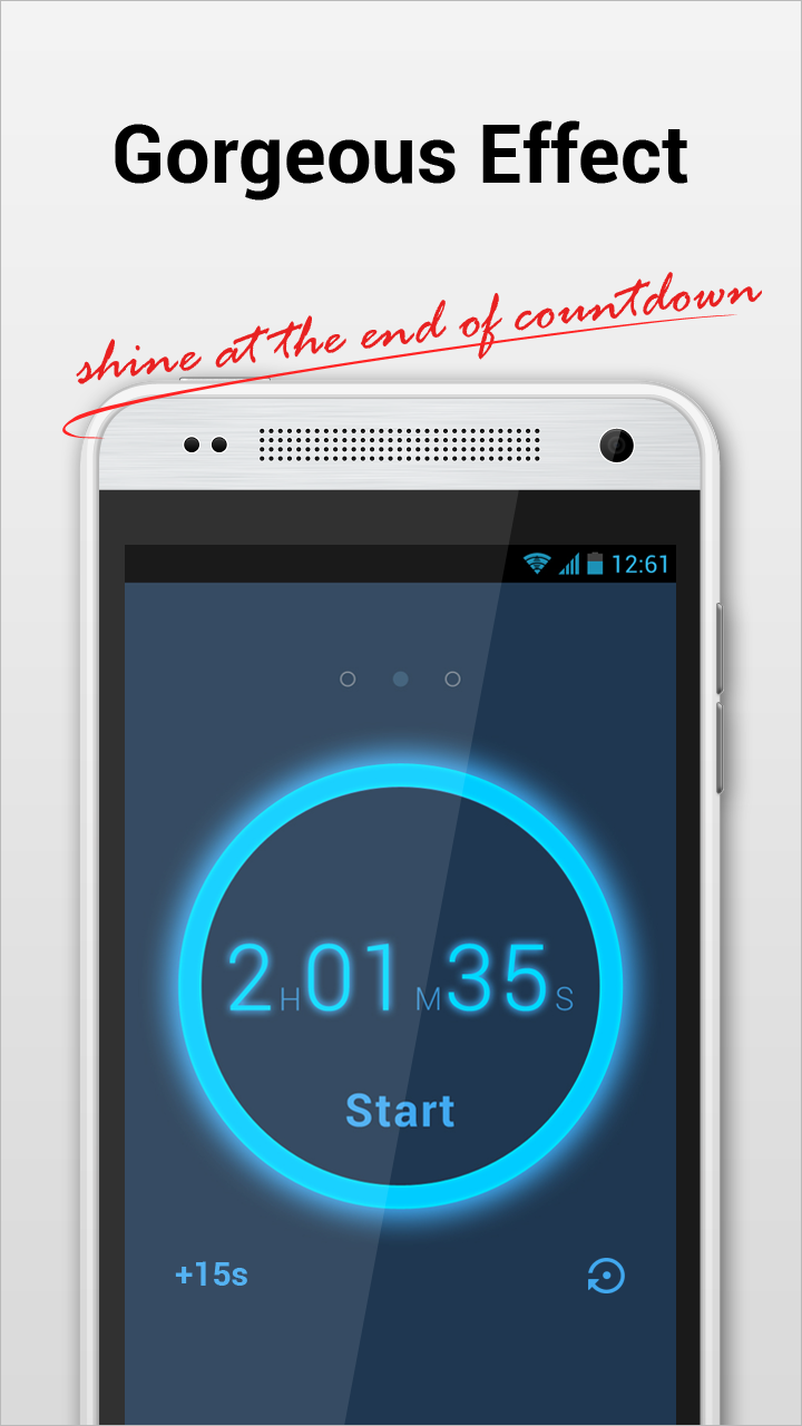 Android application Timer screenshort