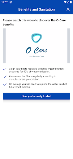 O-Care Spa Water Expert Screen 2