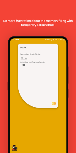 Android application Mark - Auto Screenshot deleter screenshort