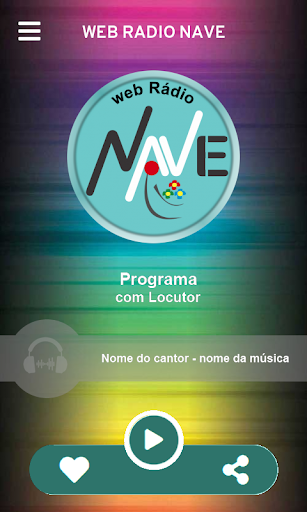 Android application Web Rádio NAVE screenshort