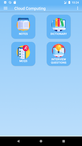 Android application Learn Cloud Computing screenshort