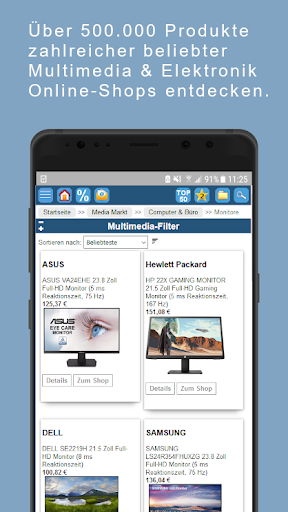 Android application Multimedia&Elektronik shoppen screenshort