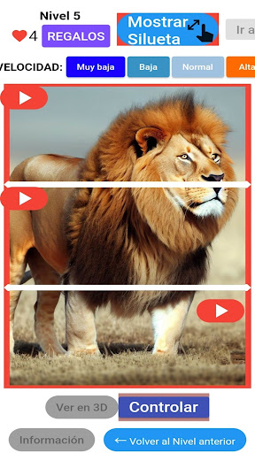 Android application Animal Cards - Español screenshort