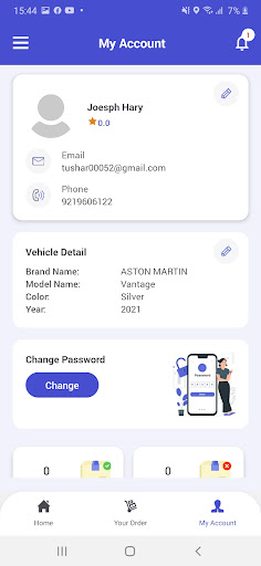 XPEDE Driver Delivery App Screen 2