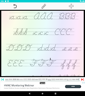 Écriture cursif facile Capture d'écran