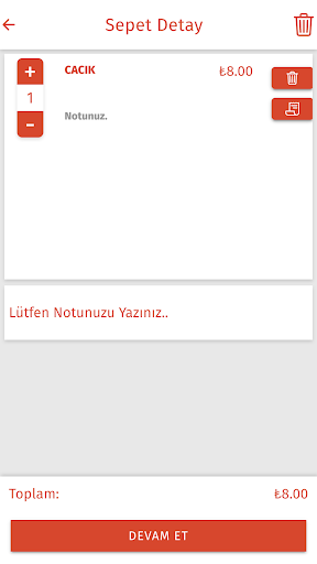 Benis Yemek Screen 3