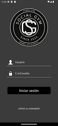 Android application Social Gym screenshort