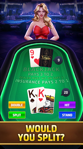 Blackjack 21: Free online poker game & video poker 1.6 screenshots 3