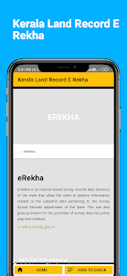 Kerala Land Record E Rekha