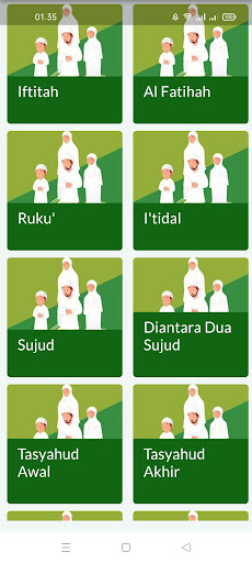 Android application Tuntunan Sholat Lengkap screenshort