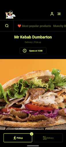 Android application Mr Kebab Dumbarton screenshort