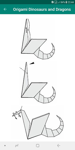 Origami Dinosaur & Dragon Screen 2