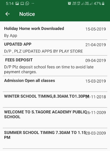 Android application M. J. SR. SEC. PUBLIC SCHOOL S screenshort