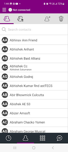 *astTECS SoftPhone Screen 3