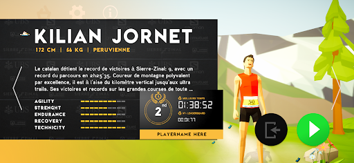 Android application Sierre Zinal Challenge screenshort