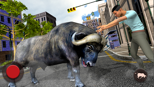 Imágen 24 Angry Wild Bull Attack Game 3d android