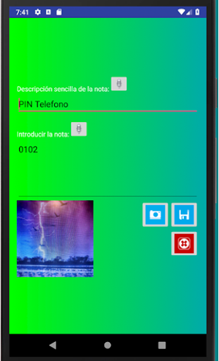 Encrypted Notes Screen 2