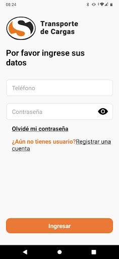 Android application Transportes SGA screenshort
