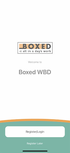Android application Boxed - WBD screenshort