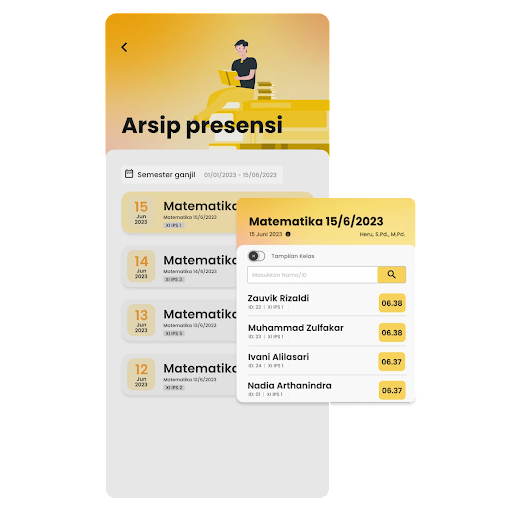 Android application Akadevo - Staff screenshort