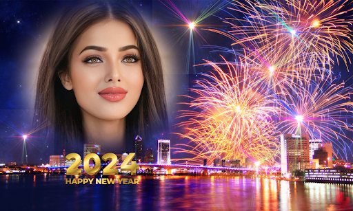 New Year Photo Frame 2024 Screen 2