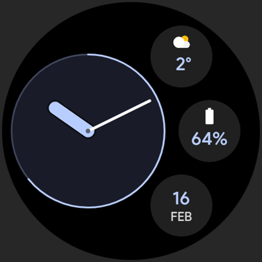 Pixel Analog Watch face logo