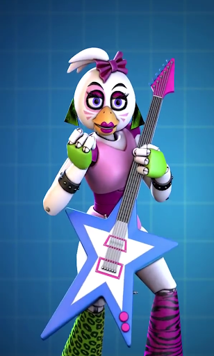 Glamrock Chica Workshop Glitch Screen 3