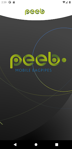 Android application peeb - test version screenshort