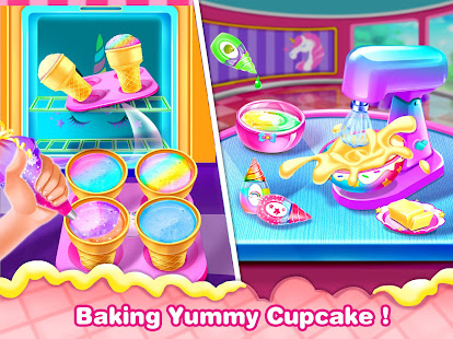 Ice Cream Cone Cupcake-Cupcake Mania 1.9 APK screenshots 2