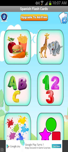 Spanish Baby Flash Cards Screen 2