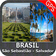 Sao Sebastiao to Salvador GPS