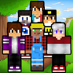 Cover Image of Download Skins Youtubers for MCPE  APK