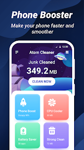 Atom Cleaner-Junk&Cache clean