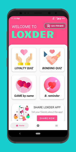 LOXDER: Couple Quiz& Love Test Screen 2