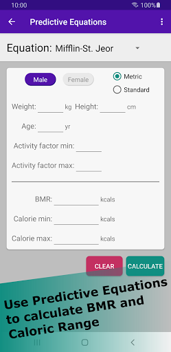 RD Pocket Pal: RD Calculator Screen 2
