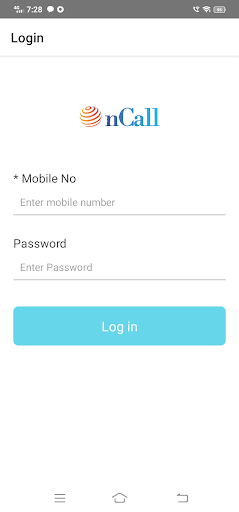 Android application nCall screenshort