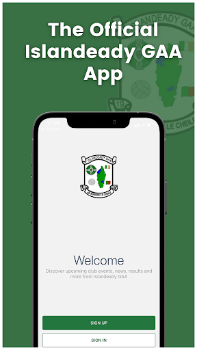 Android application Islandeady GAA screenshort