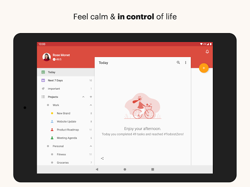 Todoist: To-Do List, Tasks & Reminders Varies with device screenshots 5