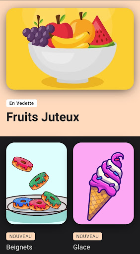 Aperçu de l'application