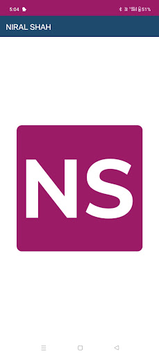 Android application Niral Shah screenshort