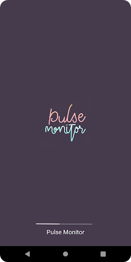 Android application Pulse Monitor screenshort